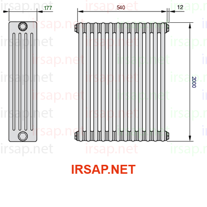 Радиатор IRSAP Tesi 52000/12 T12 CL 01